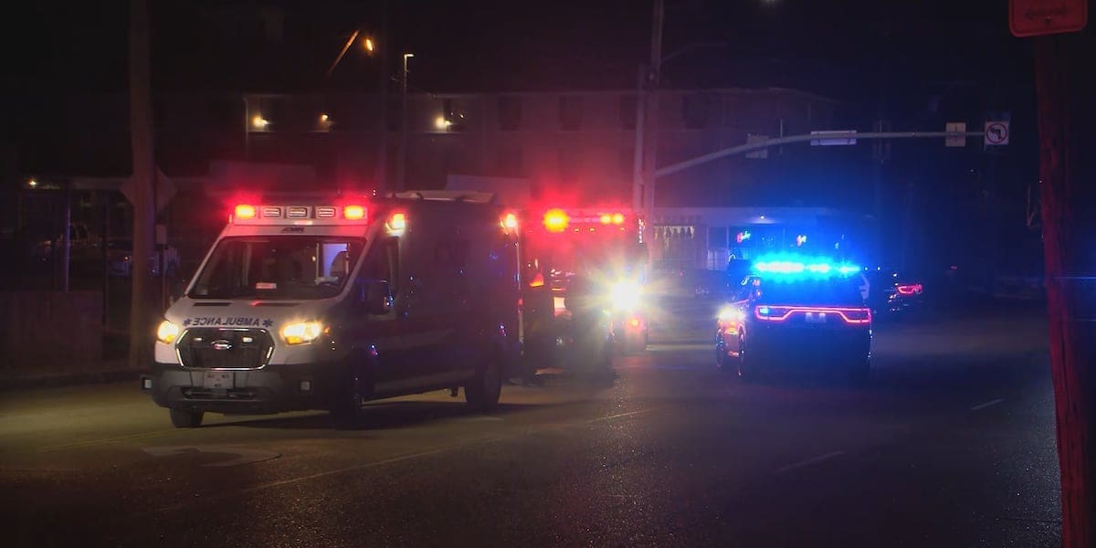 Man in critical condition after being hit by vehicle at Jackson intersection