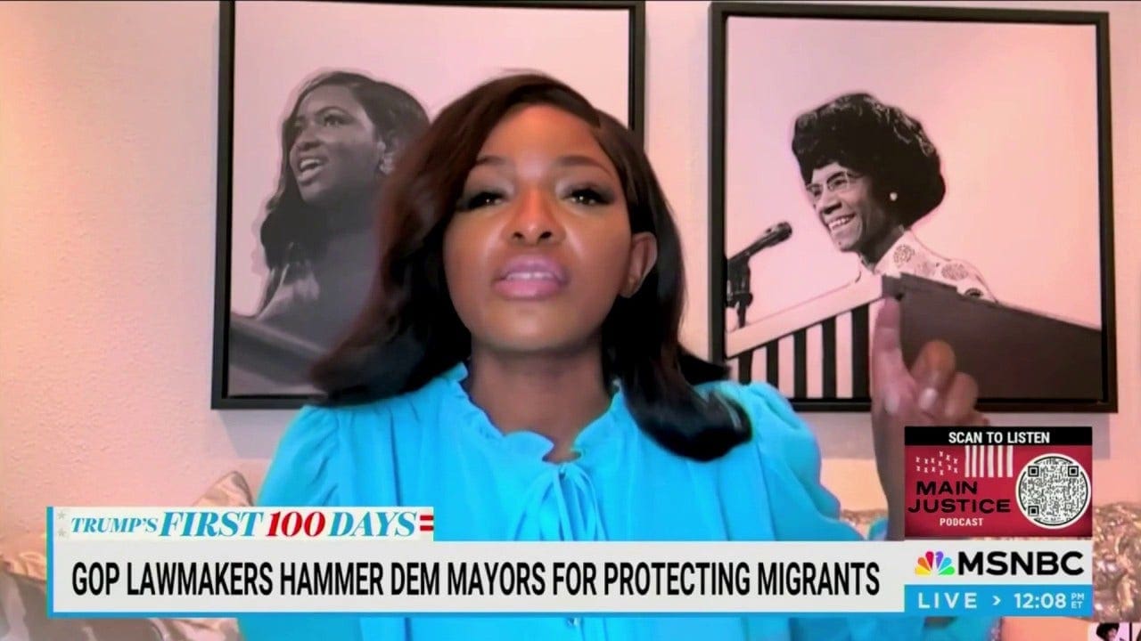 Jasmine Crockett insists ‘it’s not a crime’ to illegally cross the border