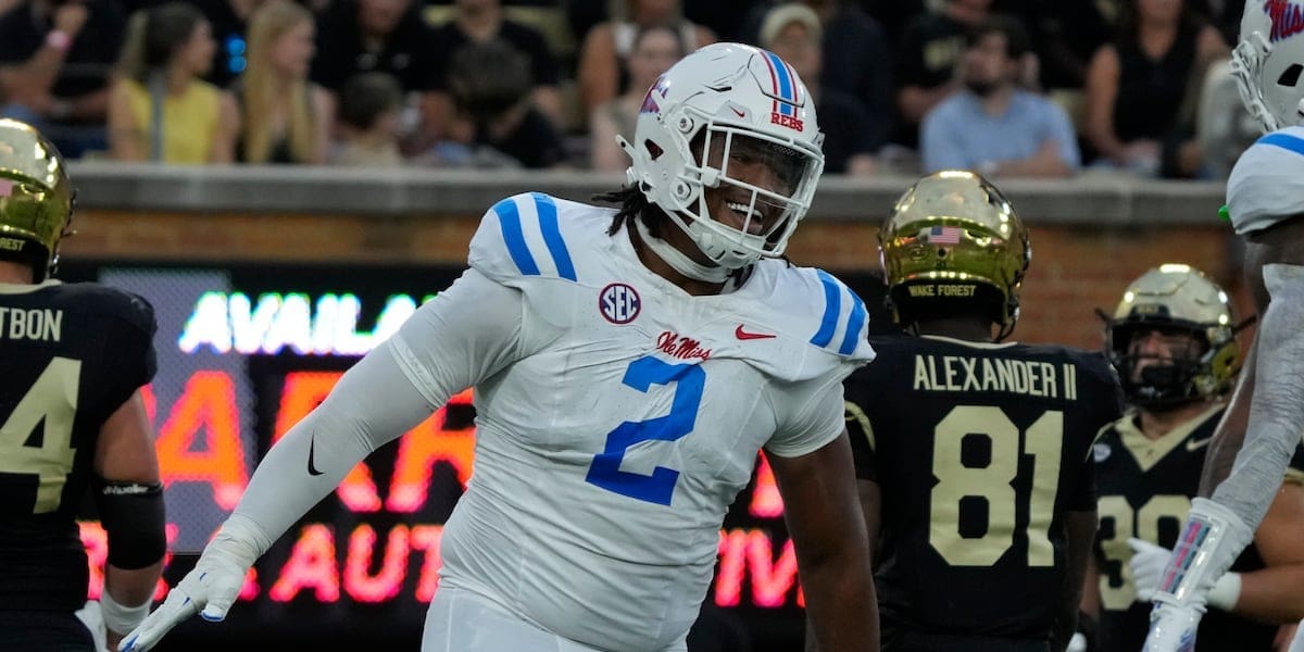 Ole Miss football DT Walter Nolen selected in first round of NFL Draft