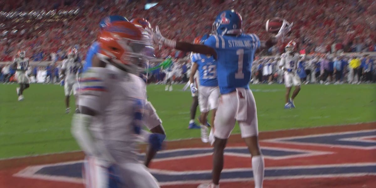 Kewan Lacy’s 224 rushing yards and three touchdowns lead the way to Rebels’ win over Florida