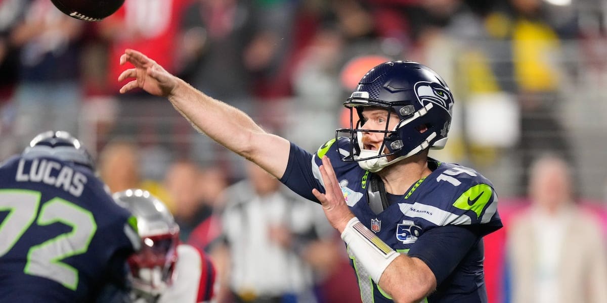 The Seattle Seahawks defeat the New England Patriots to claim Super Bowl LX, 29-13