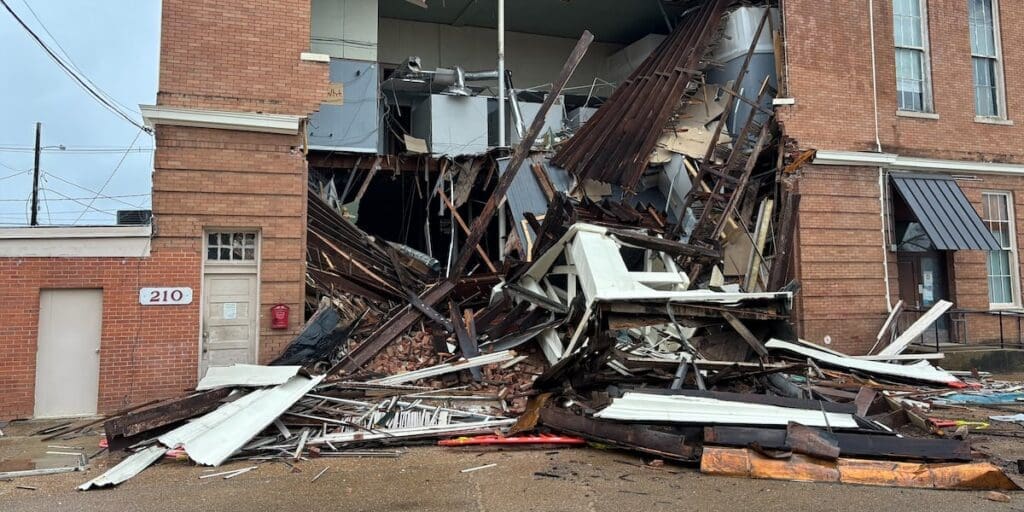 City officials assess damage to historic Yazoo City fire station