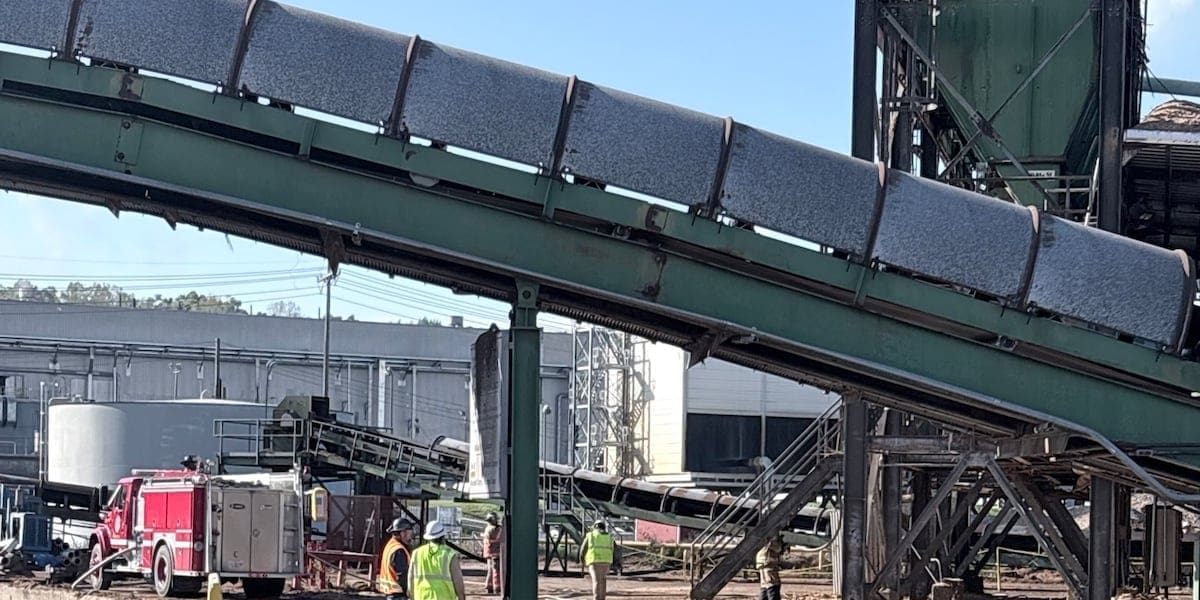 Multiple agencies fight fire at International Paper in Redwood