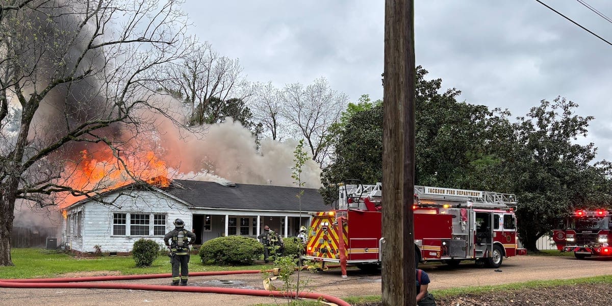 Jackson Fire Department investigating Vine Street house fire
